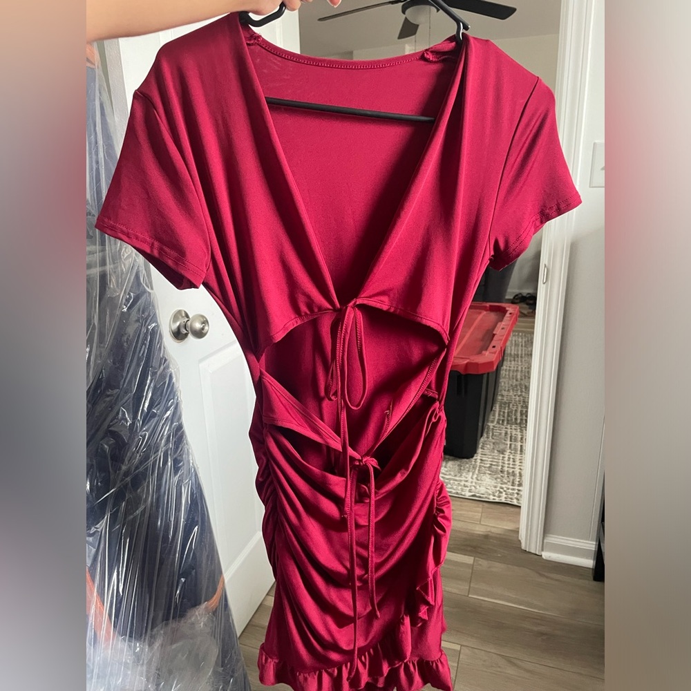 Red dress